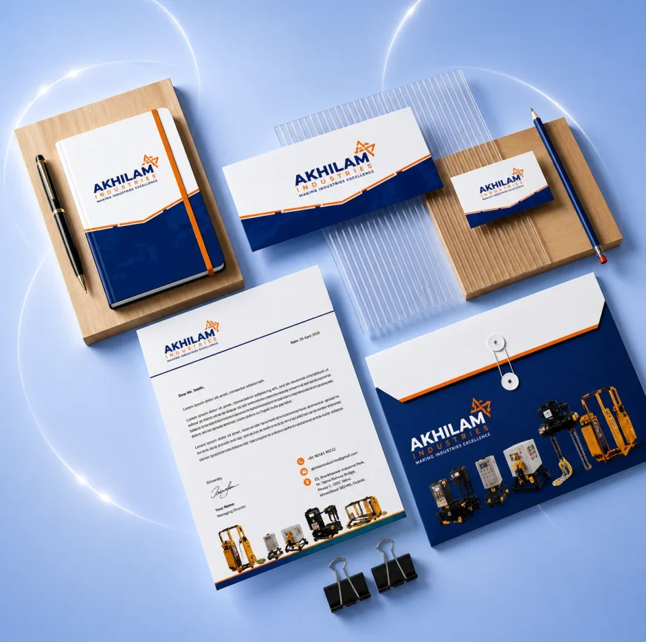 Akhilam Stationary Mockup By Flyingbees