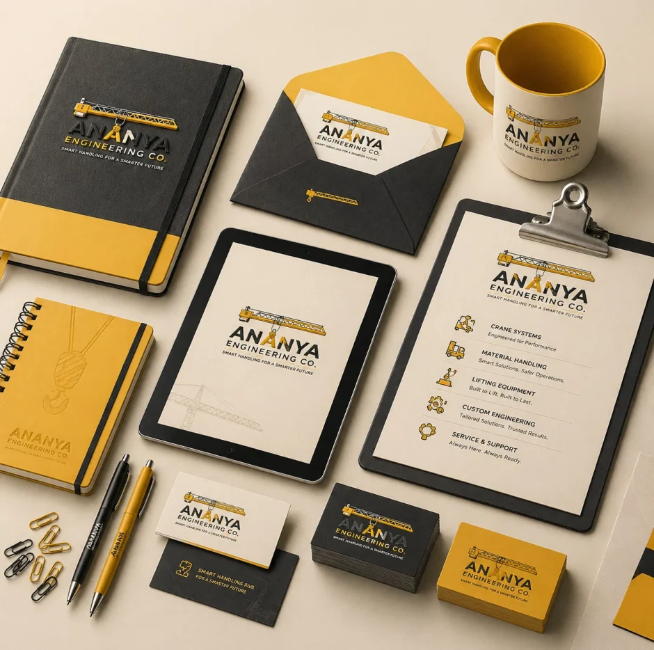 Ananya Stationary Mockup By Flyingbees