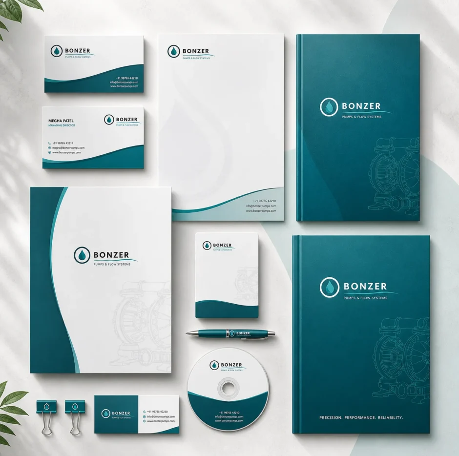 Bonzer Stationary Mockup By Flyingbees