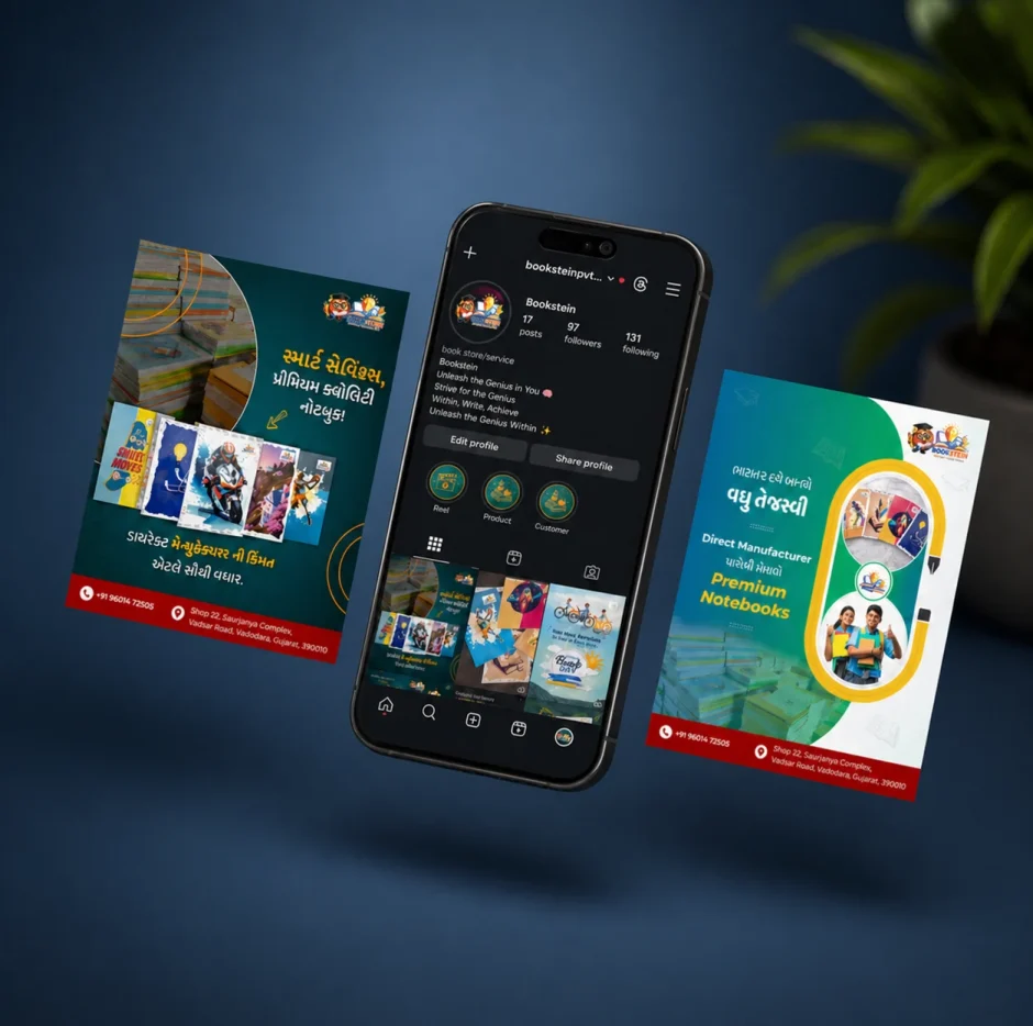 Bookstein SMM Mockup By Flyingbees