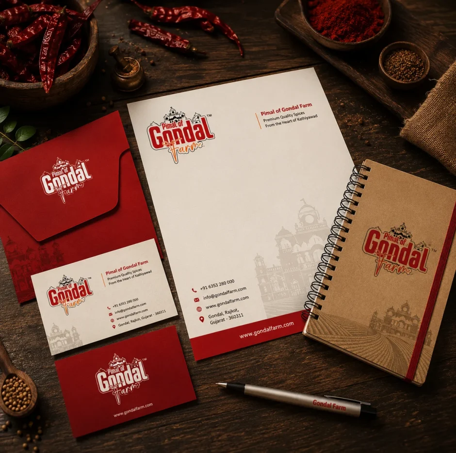 Gondal Farm stationery Mockup by flyingbees